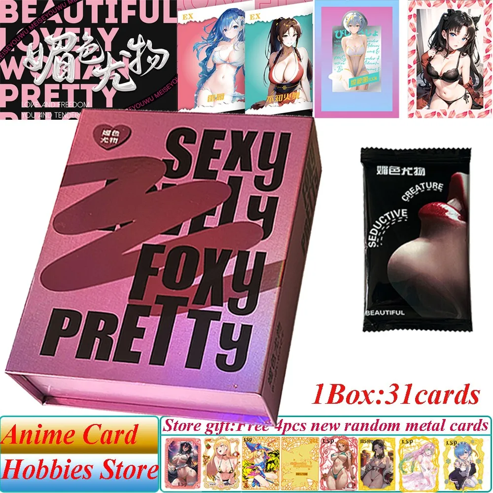 Bargain Price Sexy Beauty Goddess Story Collection Cards Anime Female Lead Rem Kafka Sexy Swimsuit Bikin Spicy Charm SXR Cards