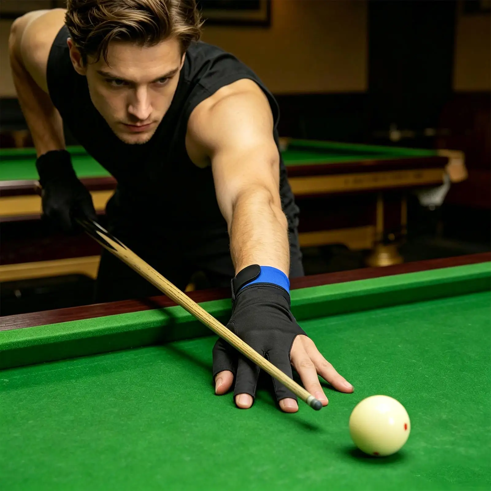 Pool Gloves For Men Anti-Slip Breathable Sports Accessories Lightweight Pool Glove For Women For Adults Men Beginner Hall