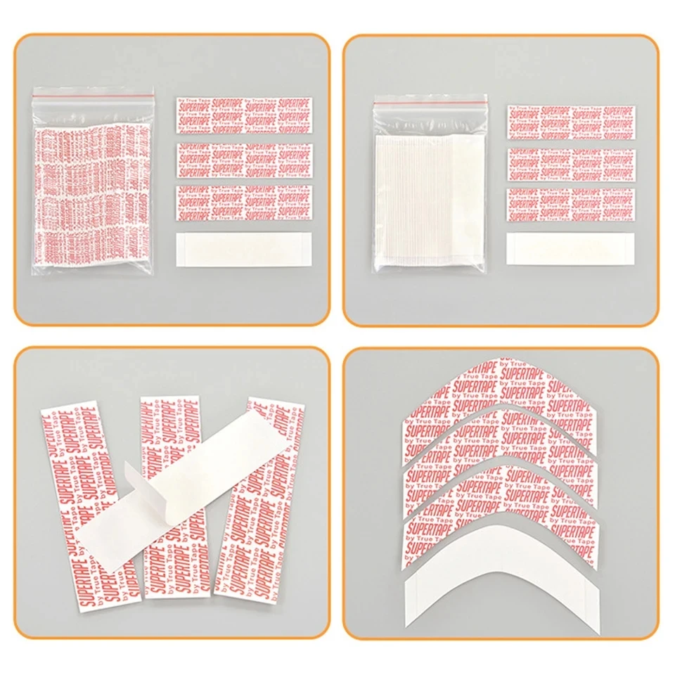 36/180/360 Stück Super Tape Lace Wig Tape, wasserfeste, doppelseitige Haarklebebandstreifen für Toupets/Lace-Perücken – Detail 6