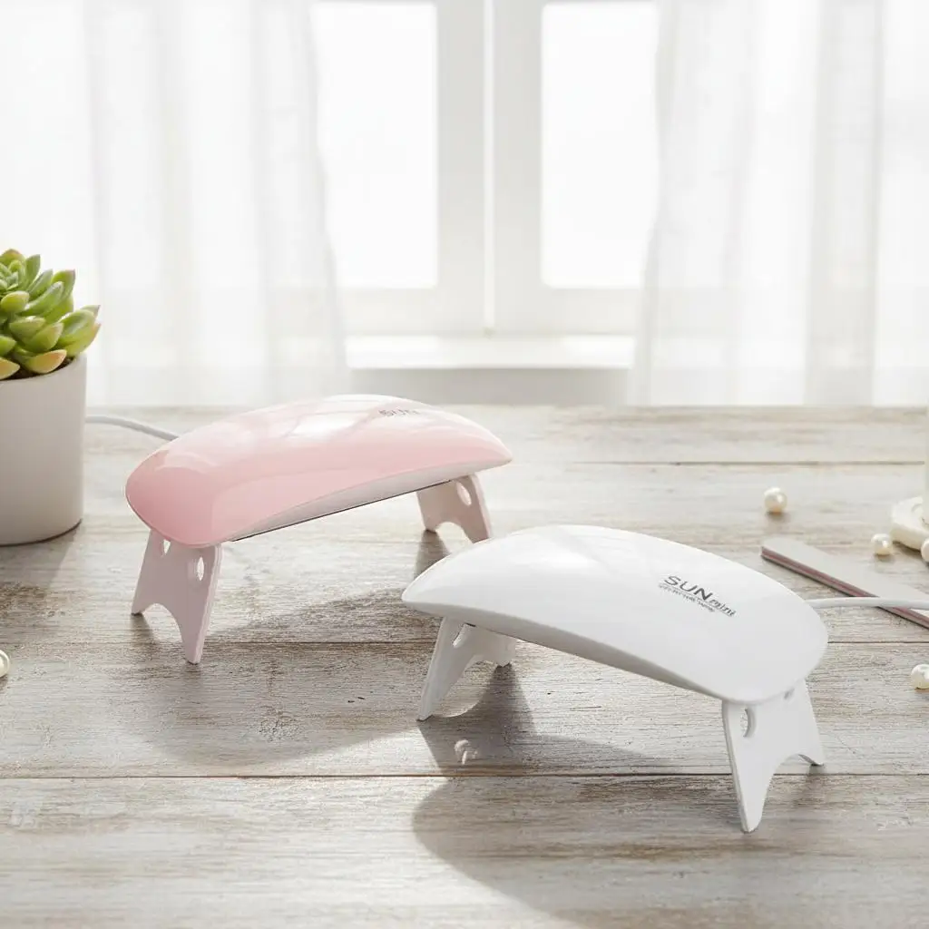 6 واط مجفف أظافر صغير LED الأشعة فوق البنفسجية ضوء المحمولة المنزل مانيكير مصباح مع كابل يو اس بي ل هلام القائمة على مجفف طلاء الأظافر أدوات العناية بالأظافر 2026