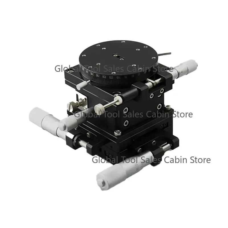 

4-Axis Manual Motion Control Stage with Micron-Level Precision (10um) and 6.5mm Travel 1 Year Warranty for Lab Equipment