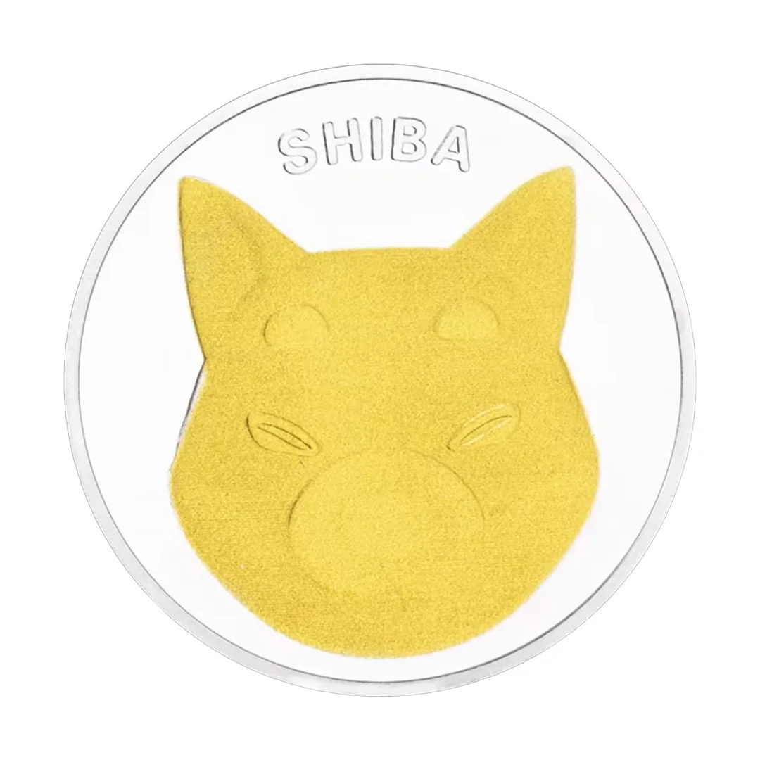 Монета Doge Killer SHIBA Souvernir Coin посеребренные милые монеты Сиби с физической криптовалютой Шиба