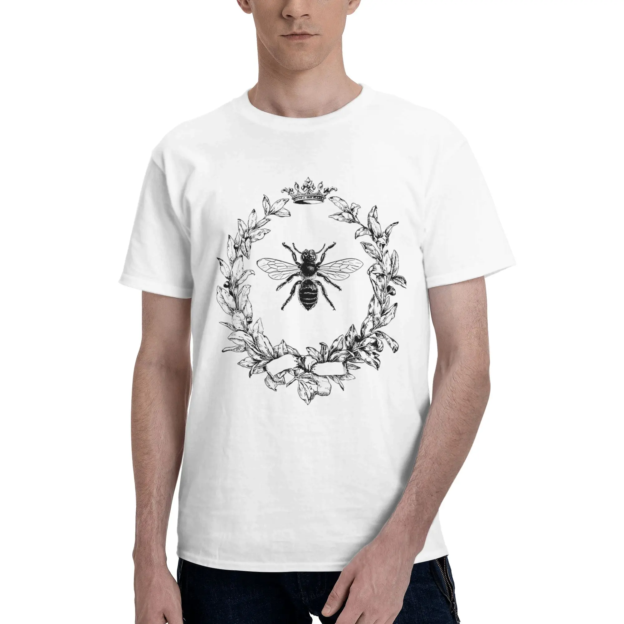 Vintage Napoleonic Olive Wreath And The Royal Instagram Style Reversible T-shirtOutdoor Leisure Tee