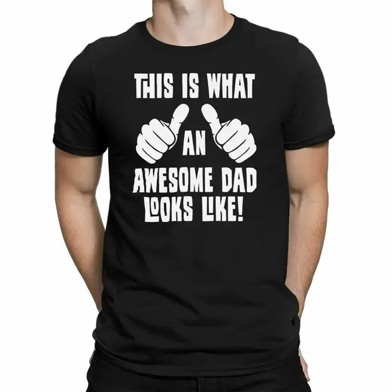 Mens Awesome Dad T Shirt Christmas For Father Daddy Stocking Filler Present