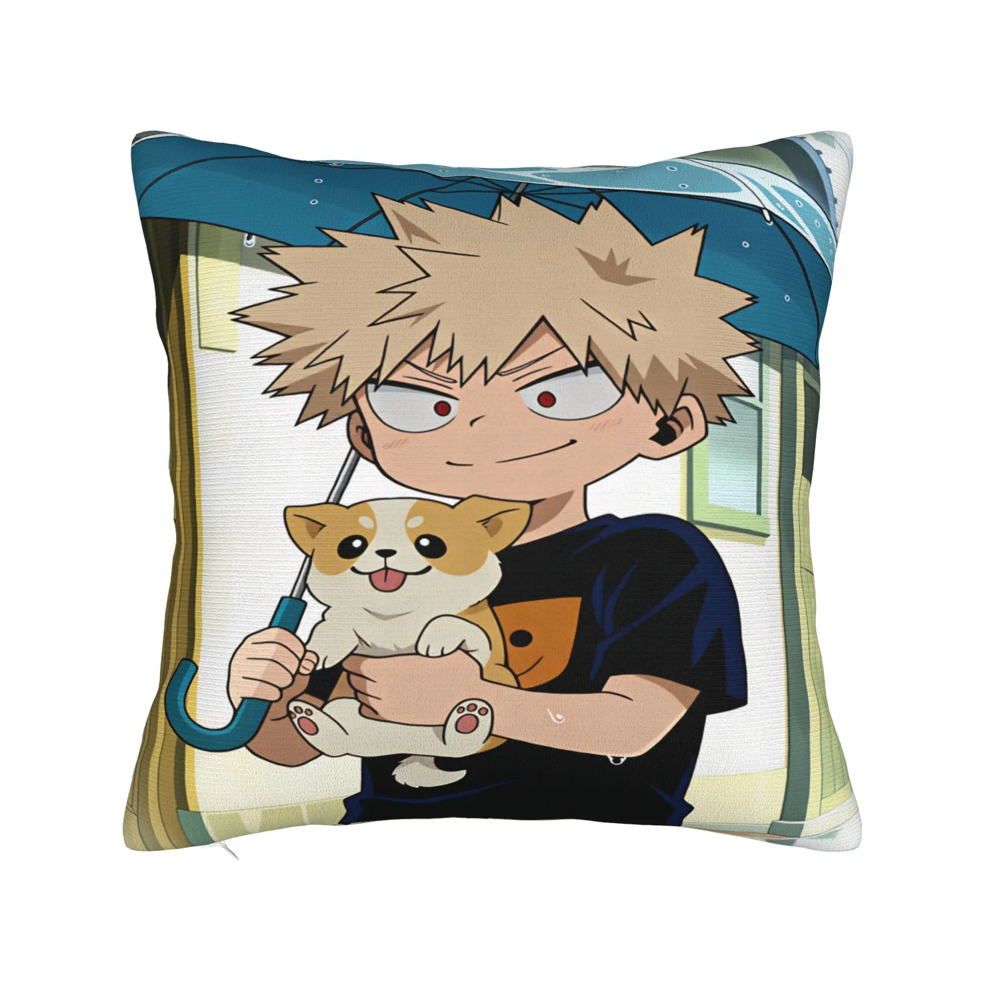 Katsuki Anime Bakugo Pillow Case  Soft Pillow Cover Morden Pillowcases For Office Car Home Decor