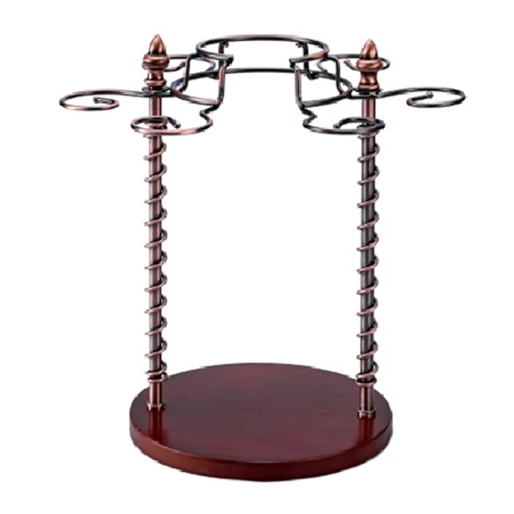 

Glass Rack Iron Wood Base Anti Rust Storage Solution Under Cabinet Cups Iron Rack Glasses