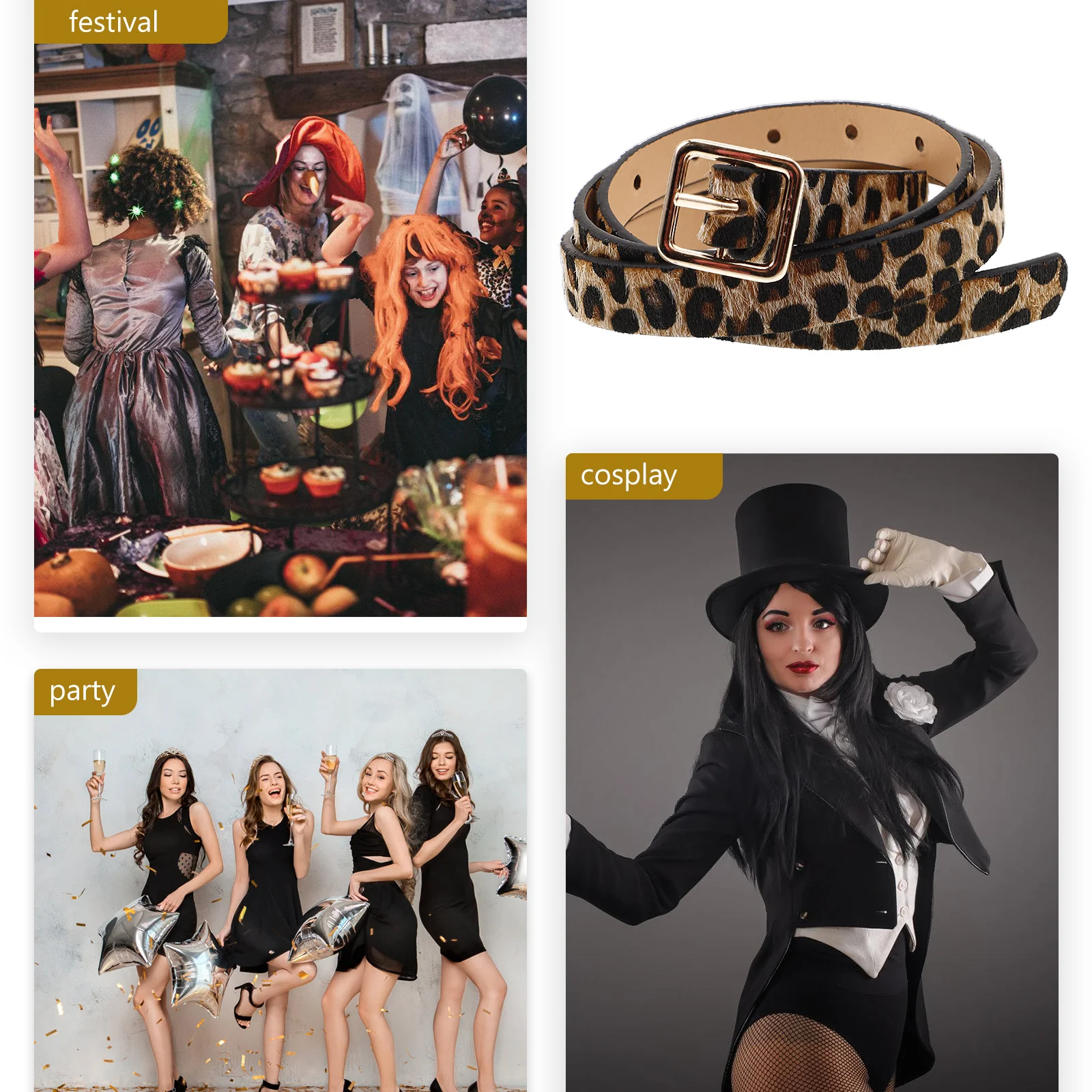 

Leopard Print Belt Women for Jeans Elasticity Waist Fashion PU Belts Stylish Leopard Belts Pants Daily Occasion Gift