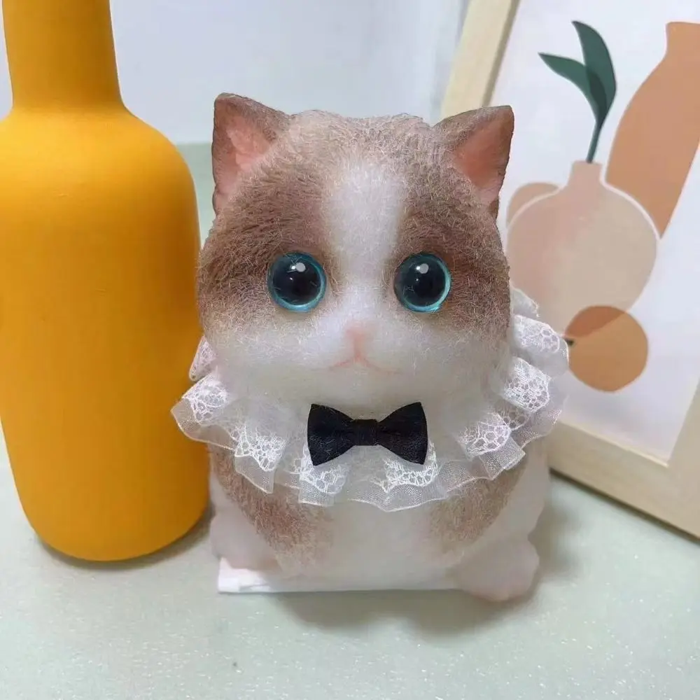 Stress verlichten Knijpspeeltje Vermindering van angst met massaal oppervlak Decomprimerend speelgoed Schattig kattenpatroon Zacht