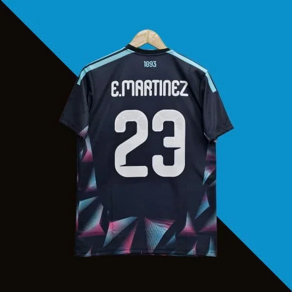 Jersey 23 Goalkeeper Soccer Men's Workout Uniform Supporter Family Argentina T-Shirt Short-Sleeve Top Matching Match Day