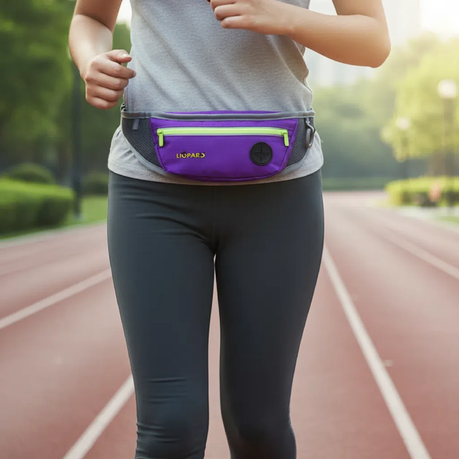 Прочная нейлоновая поясная сумка для дрессировки собак для бега, включая мешки для мусора для дрессировки домашних животных 11 см * 43 см