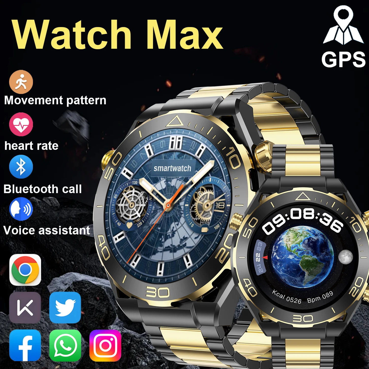

Умные часы z91 pro max s9 ultra series 9, водонепроницаемые, круглые, модные, золотые, роскошные, часы для смартфона, умные часы для мужчин и женщин