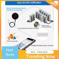 Top Deals Tuya Zigbee Temperature And Humidity Sensor Alarm With LED Display Screen For Seedling Fermentation Animal Breeding