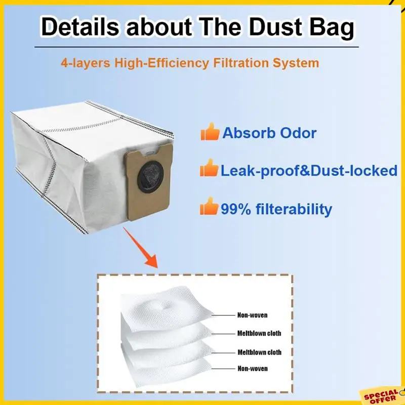 قطع غيار A24P لملحقات المكنسة الكهربائية الروبوتية Eufy Omni C20