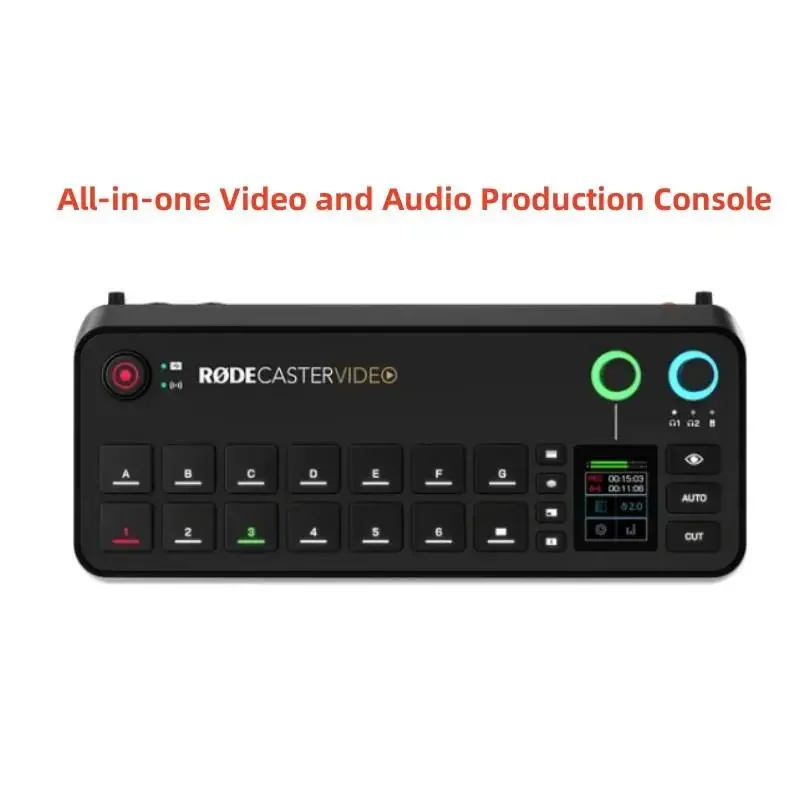 RODE Caster Video All-in-one Video and Audio Production Console Powerful Video Switching Recording Production for Video Podcast