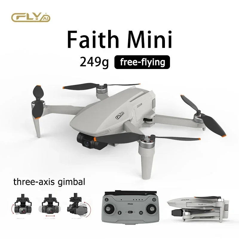 

Faith Mini Drone 3 Axis Gimbal Professional GPS Brushless 4K HD Sony Sensor Camera Digital Mapping RC 3KM Master UAV