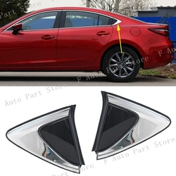 For Mazda 6 Atenza 2014 2015 2016 2017 2018 2019 2020 Car Rear Door Window Glass Triangle Trim Cover Molding Corner Panel Lid