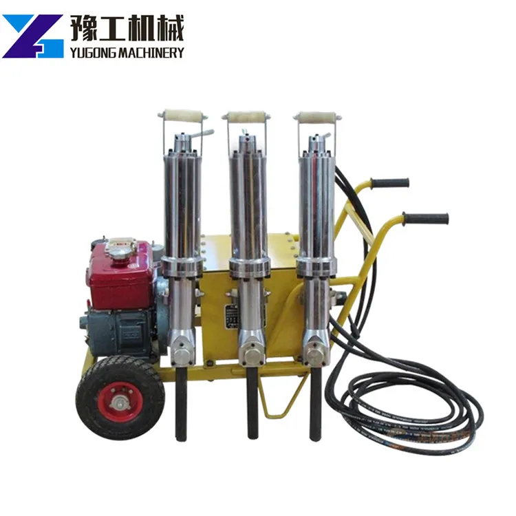 YUGONG Mining Equipment Diesel Hydraulic Rock Splitter Splitting Machine Hydraulic Hand Rock Splitting Stone Splitting Machine