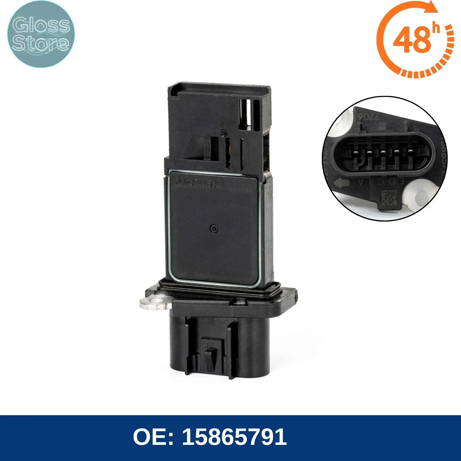15865791 MAF Mass Air Flow Sensor Replacement Parts For Chevrolet Camaro Cobalt GMC Canyon Hummer H3 Buick Lacrosse Saturn Aura