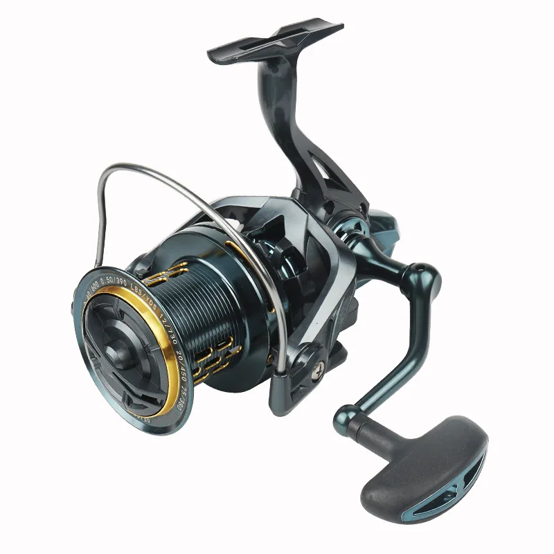 

Full Metal Long Throw Spinning Wheel 14000 Oversized Fishing Reel Anchor Fishing Wheel Spun Wheel
