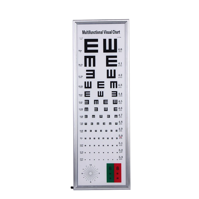 Ophthalmic Equipment LED Eye Chart Light Box for Visual test Visual Acuity Chart