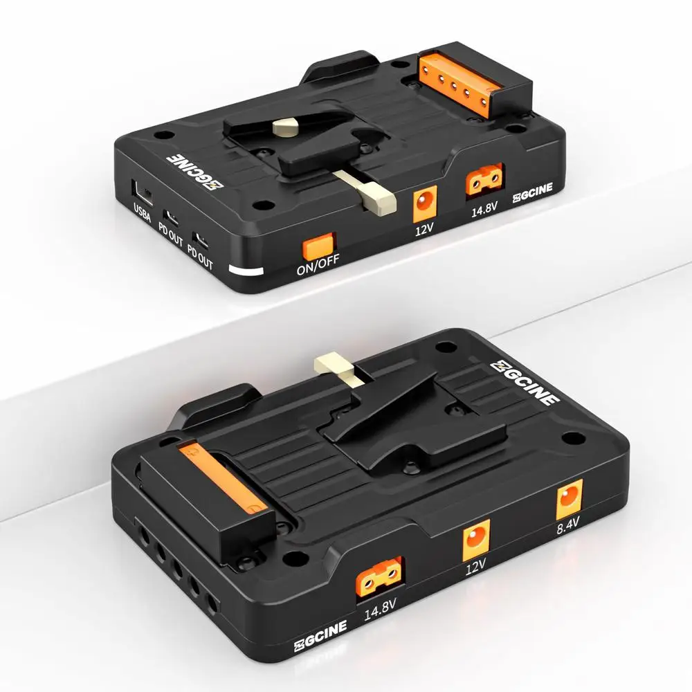 ZGCINE VM-VP1 Kit1/VP1 Kit3/VP2 Kit1/VP2 KIT3 Kit piastra batteria con attacco a V, kit piastra batteria ZG.