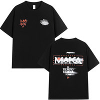 Rapper Maka El Tiempo Vuela 2025 Tour Merch T-shirts Men Women Clothing Fashion Hip Hop T-shirt 100% Cotton Short Sleeve T Shirt