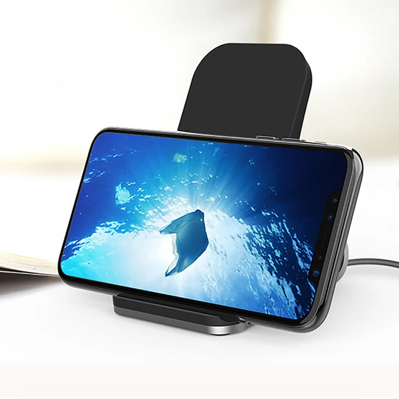 10W Fast Charging Metal Bracket for iPhone17 16 15 Wireless Charger Fast Charging Desktop Mobile Phone For Samsung S26 S25 S24 - view 6