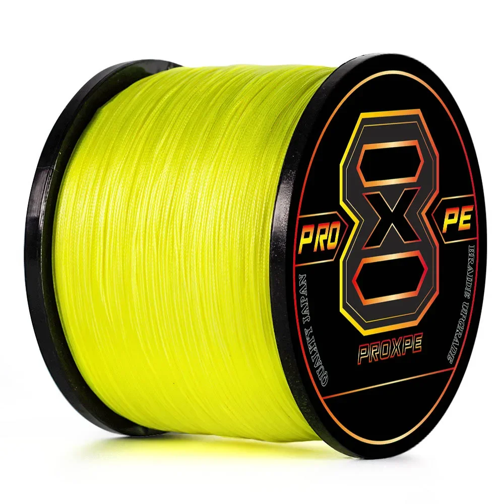 PROXPE X8 Braided Lines 100/300/500/1000M PE Fishing Line Japan Mutifilament Carp Wire Pesca 20-100LB Super Strong Fishing Tools