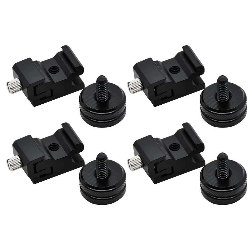 

8Pcs Camera Mount Tripod Screw Adapter Set with Dual Nuts for Flash Holder Light Stand Rig Dslr Photography Equipment