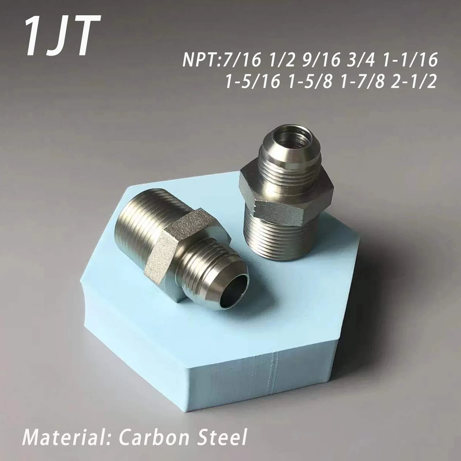 

Hydraulic Adapter NPT AN4 AN6 AN8 AN10 AN12 to BSP Male Thread Pipe Fitting Reducer Connector 1/8 1/4 3/8 1/2High Pressure Joint