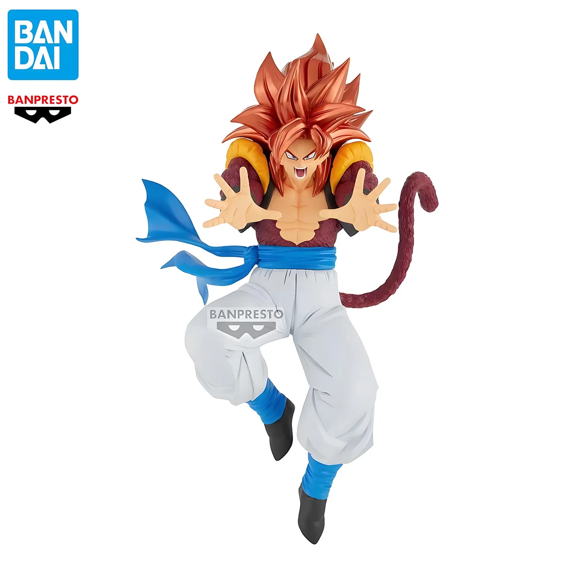 

In Stock BANDAI Genuine Anime Dragon Ball GT BLOOD OF SAIYANS Super Gogeta Pvc Action Figure Anime Collectible Model Toy Gift
