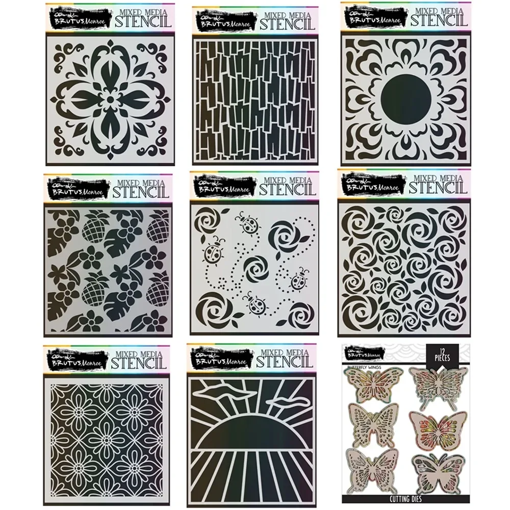 Koszula hawajska szablony wzór Graffiti narzędzie do rysowania malowanie natryskowe szablon do scrapbookingu w oknie