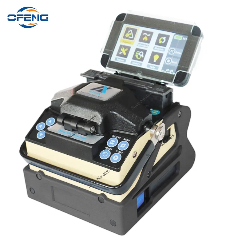 ALK-88A+ Multi Language core alignment 6-motor fiber optic fusion machine Eloik Fusion Splicer for fiber work customized