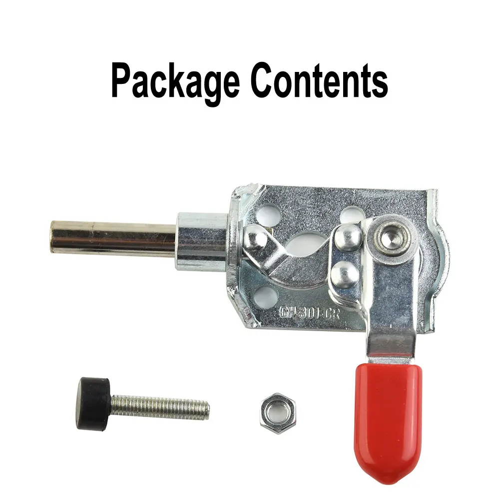 Quick and Secure GH301CR Push Pull Toggle Clamp Quick Release Toggle Clamp for Home Decoration and Equipment Installation