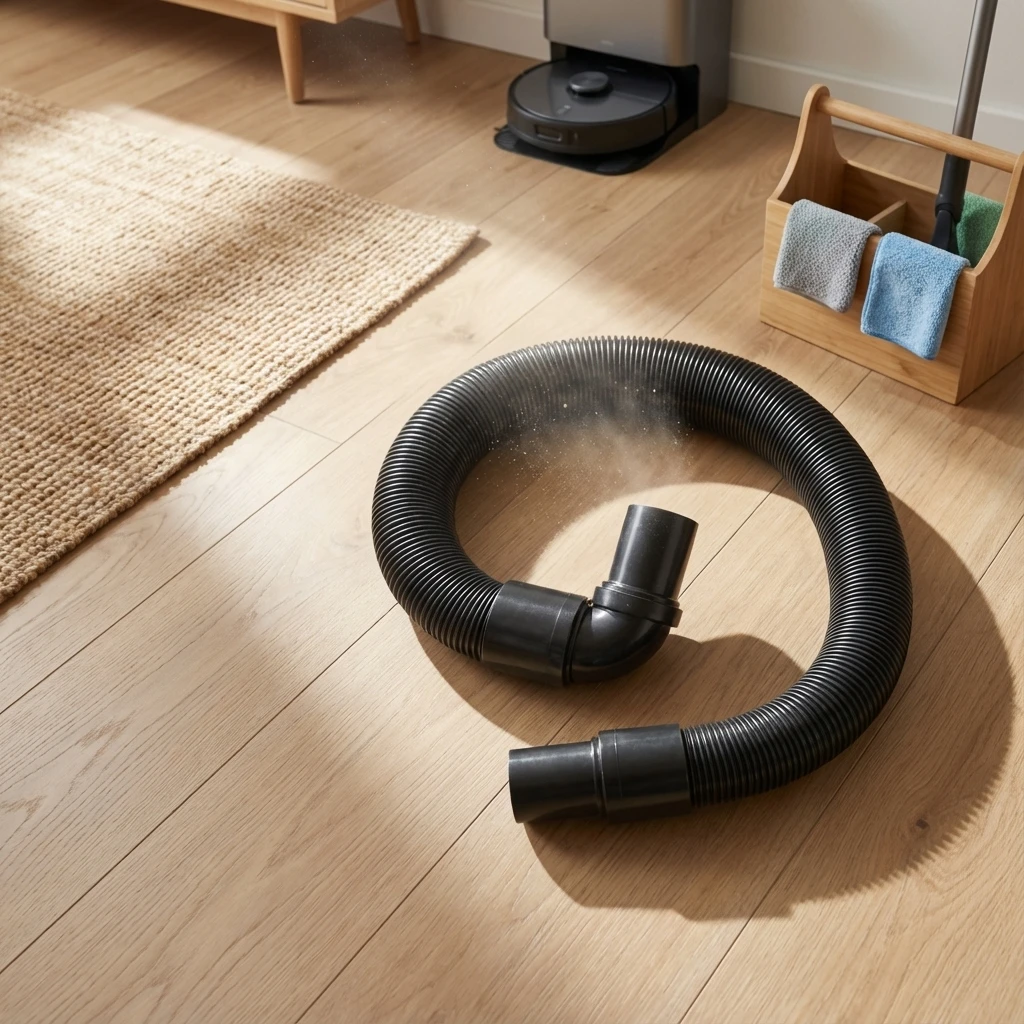 Replacement Static-Dissipating Vacuum Hose With 1.5 Inch Cuffs Flexible Compatible For ProTeam 107648 Models