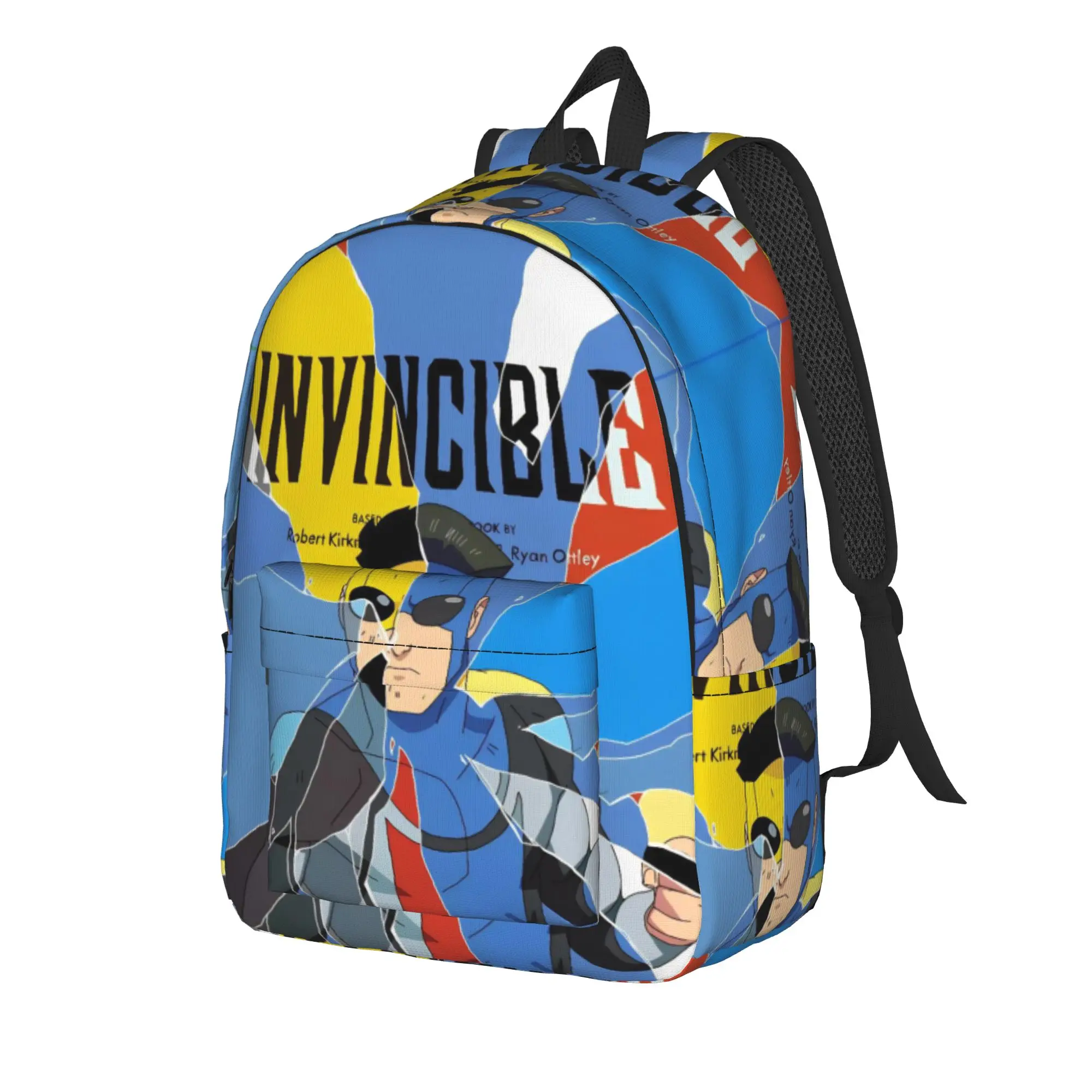 Invincibles Comic Backpack for Men Women Fashion High School Hiking Travel Daypack  Laptop Shoulder Bag Durable