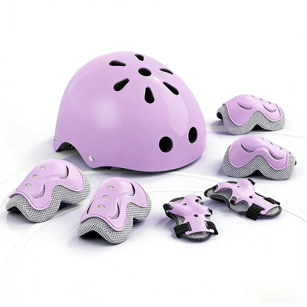 

Комплект защитного снаряжения для детей для занятий спортом на открытом воздухе, катания на роликах и велосипедах, защитное оборудование от падений для детей от 2 до 15 лет