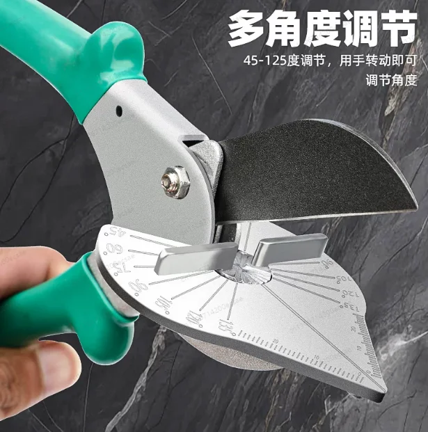 45-135 Degree Multi Angle Corner Scissors Mitre Wall Panel Wire Slot Cutter Plastic Pipe Hose Scissors Tool