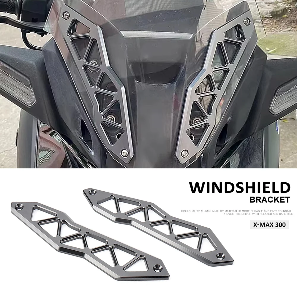 

New Motorcycle Accessories Windshield Deflectors Windscreen Bracket For Yamaha XMAX300 XMAX 300 X-MAX300 X-MAX 300 2023 2024