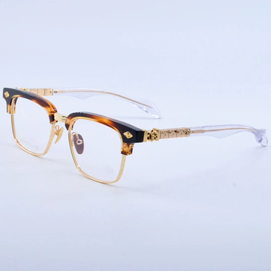 

Мужские ретро классические персонализированные очки по рецепту из титанового сплава, женские модные легкие оптические очки для близорукости