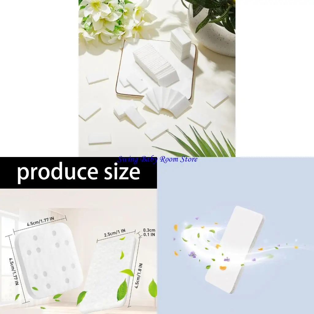 K1AD Humidifier Demineralization Pads, 60 Pack Cotton Replacement Set with 4.5 x 4.5 White Pads for Routine Humidifier