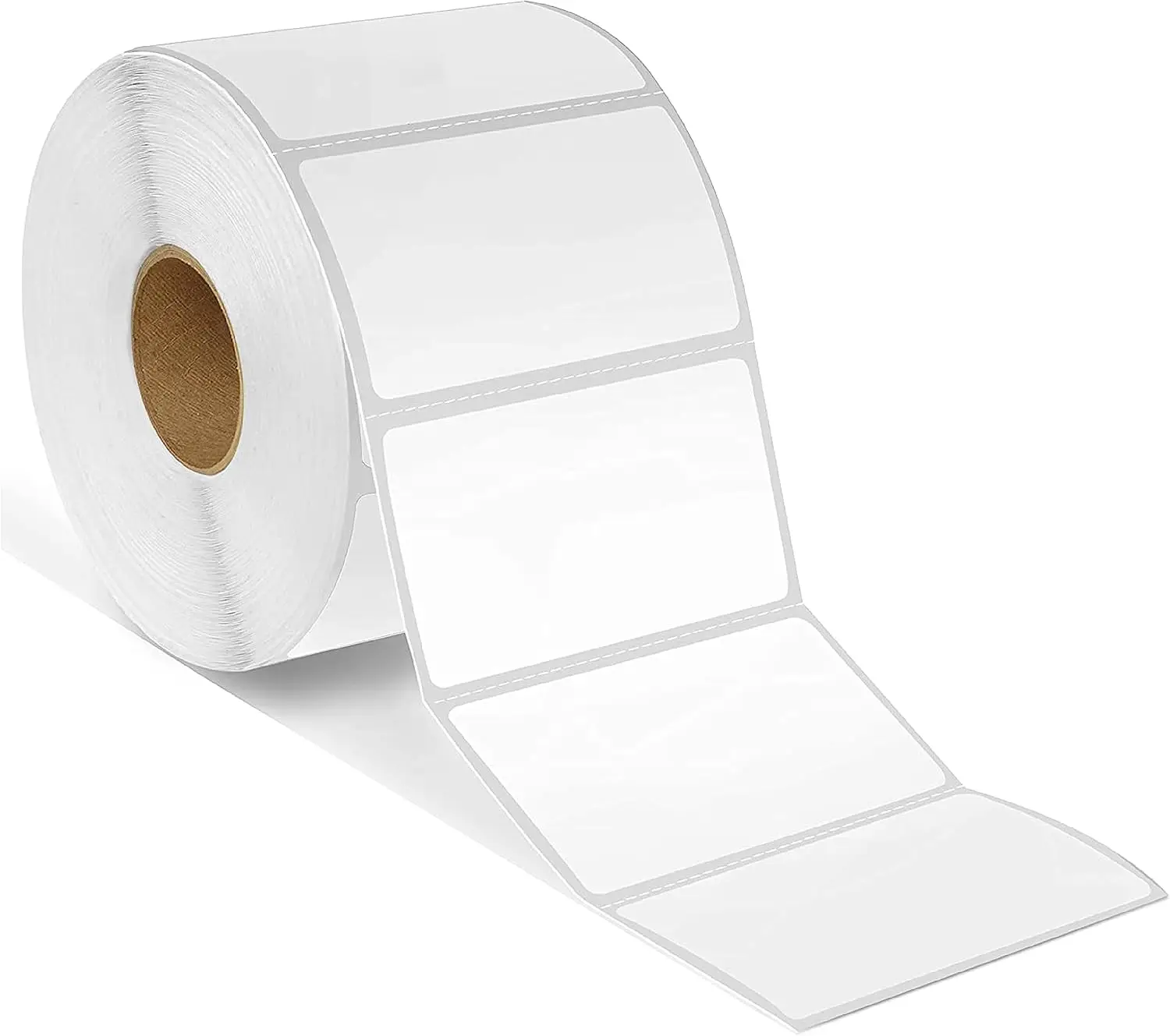 

2.25" X 1.25" Direct Thermal Labels (10 Rolls, 1000/Roll) Perforated Barcode Address Labels - Compatible with Rollo