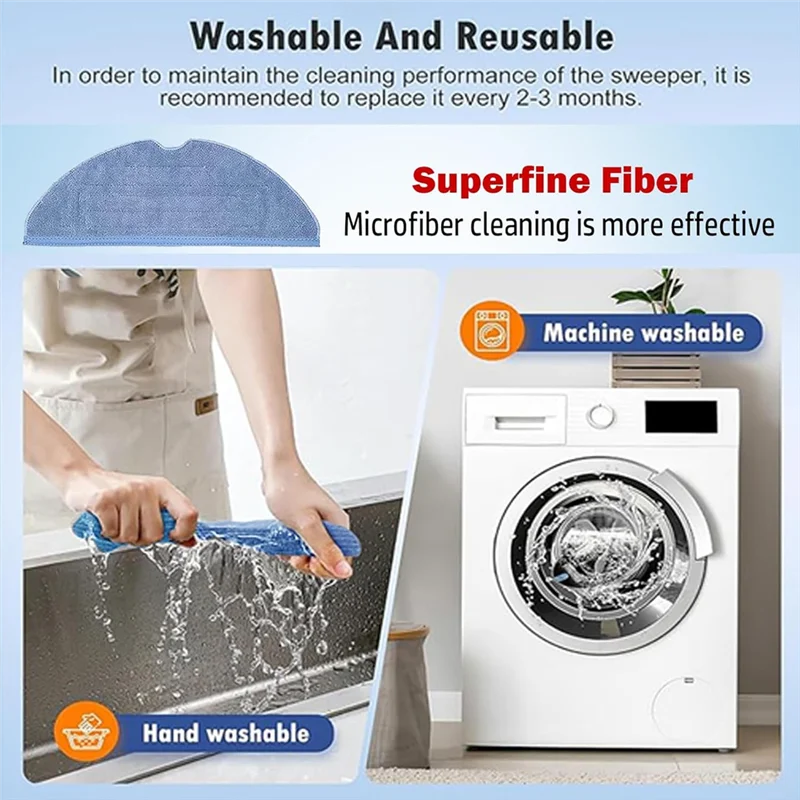 Roborock S7, S7 + Plus, S7 Maxv Plus 액세서리 키트, 메인 강모 브러쉬 롤러 걸레 패드 천용 A97G 교체 부품