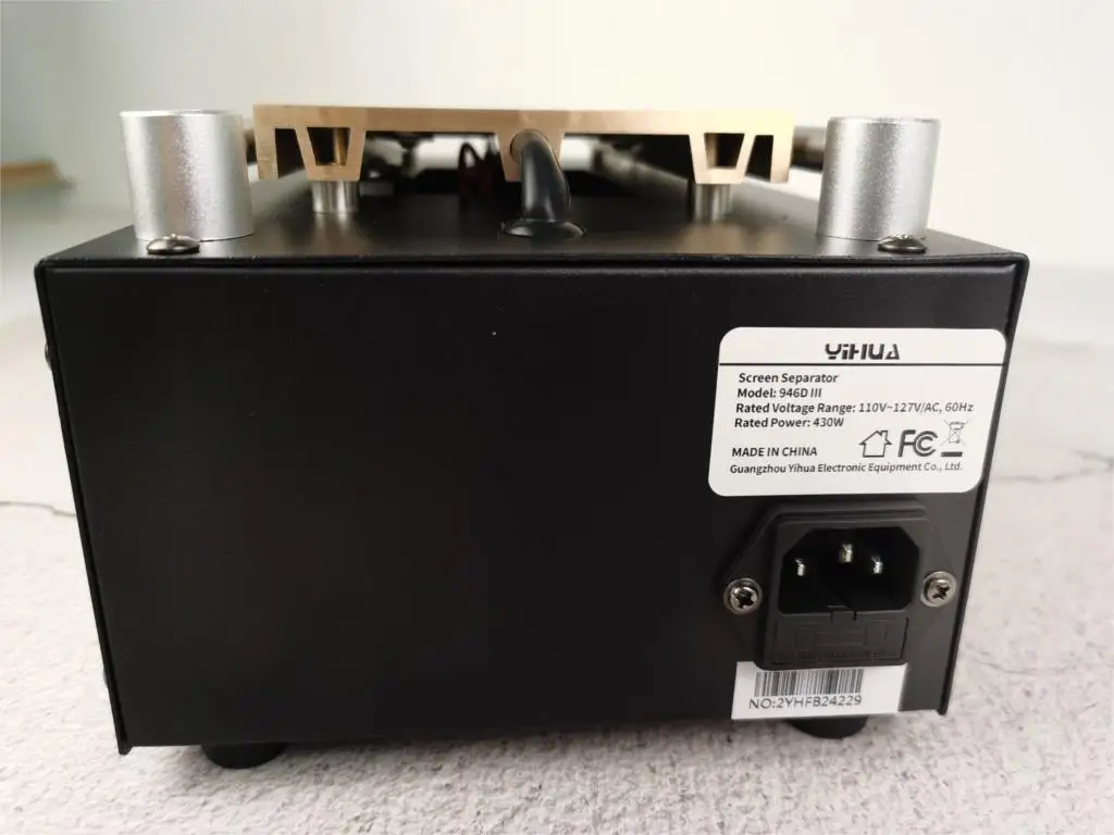 YIHUA 946D-III-Mathiateur LCD intégré, forte aspiration, pompe à vide, téléphone, verre, écran partagé, réparation, machine