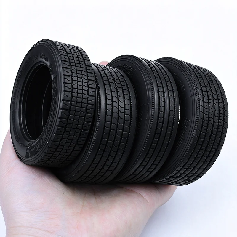2pcs Simulation 1/14 Tyre Outer Diameter 73/79mm Tire for 1/14 Tamiya RC Truck for SCANIA 770S R620 for VOLVO ACTROS AROCS Car