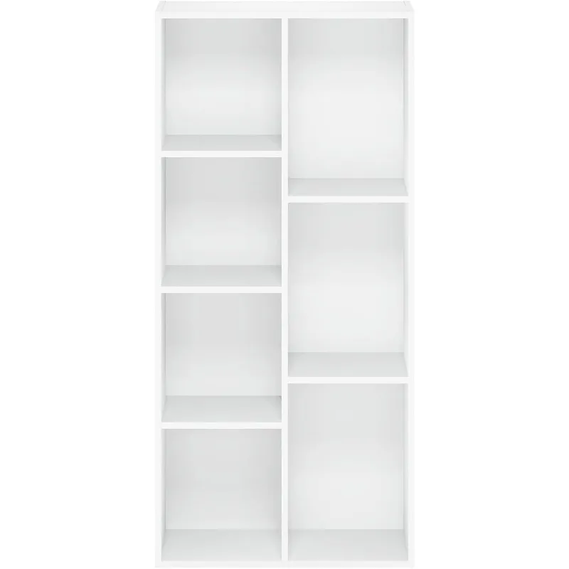 

Книжный шкаф Luder / Книга / Хранение, 7 кубов, Белый