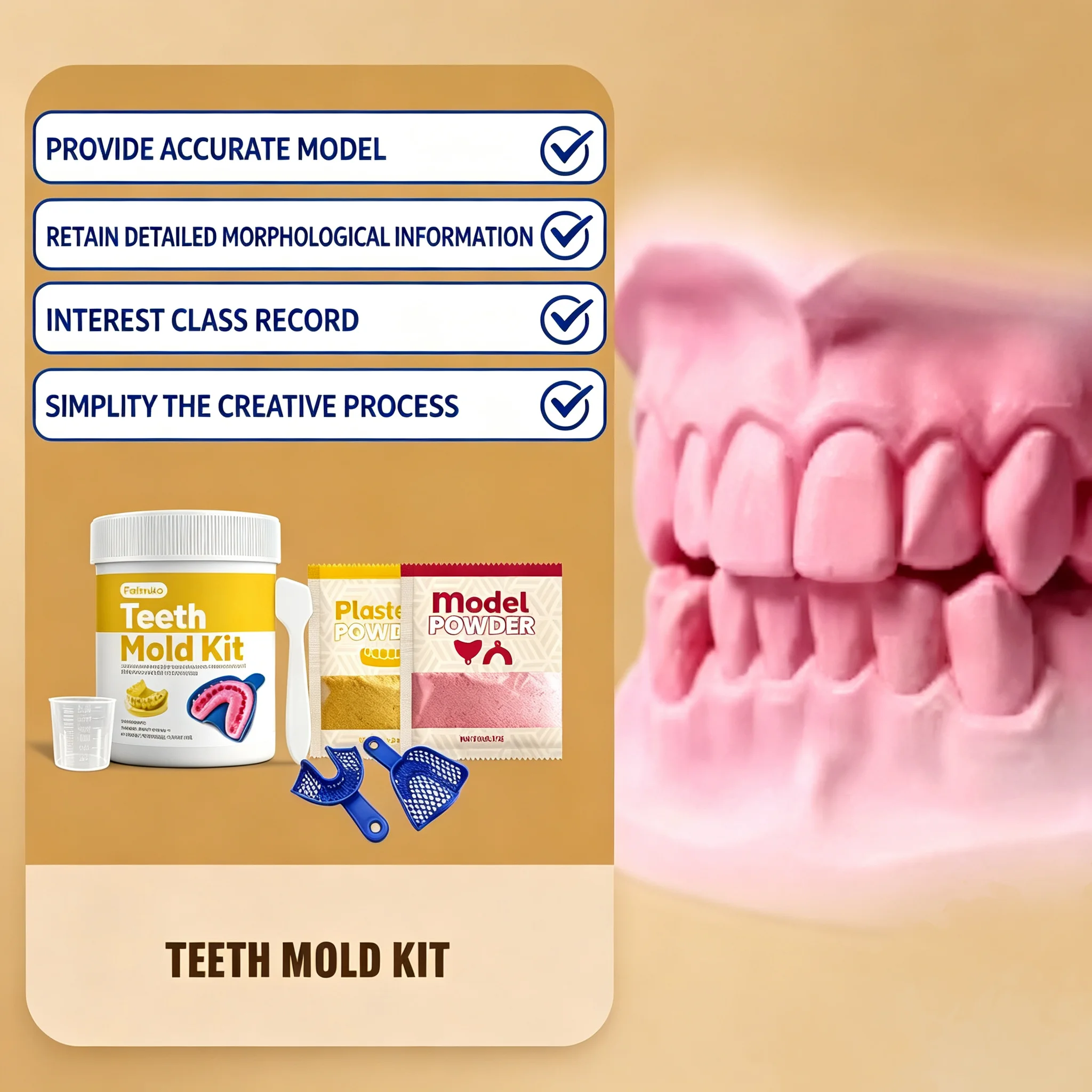 ชุดโมเดลฟัน DIY ชุดทำพิมพ์ฟัน - Dental Impression Material Kit บทวิจารณ์และราคา