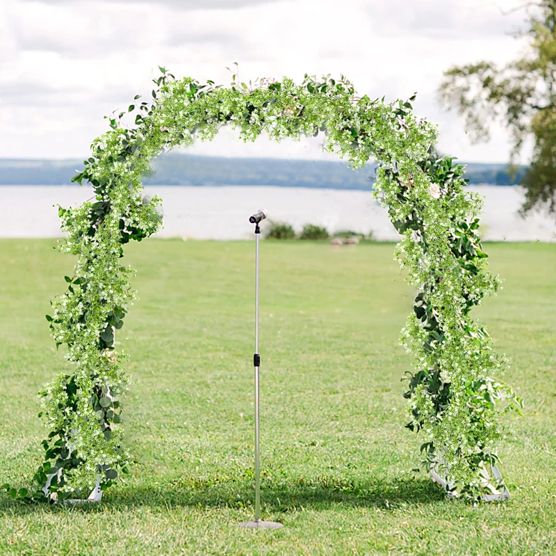 175cm Artificial Babysbreath Flowers Vine Gypsophila Garland Fake Plastic Hanging Plant Wedding Party DIY Home Garden Decoration