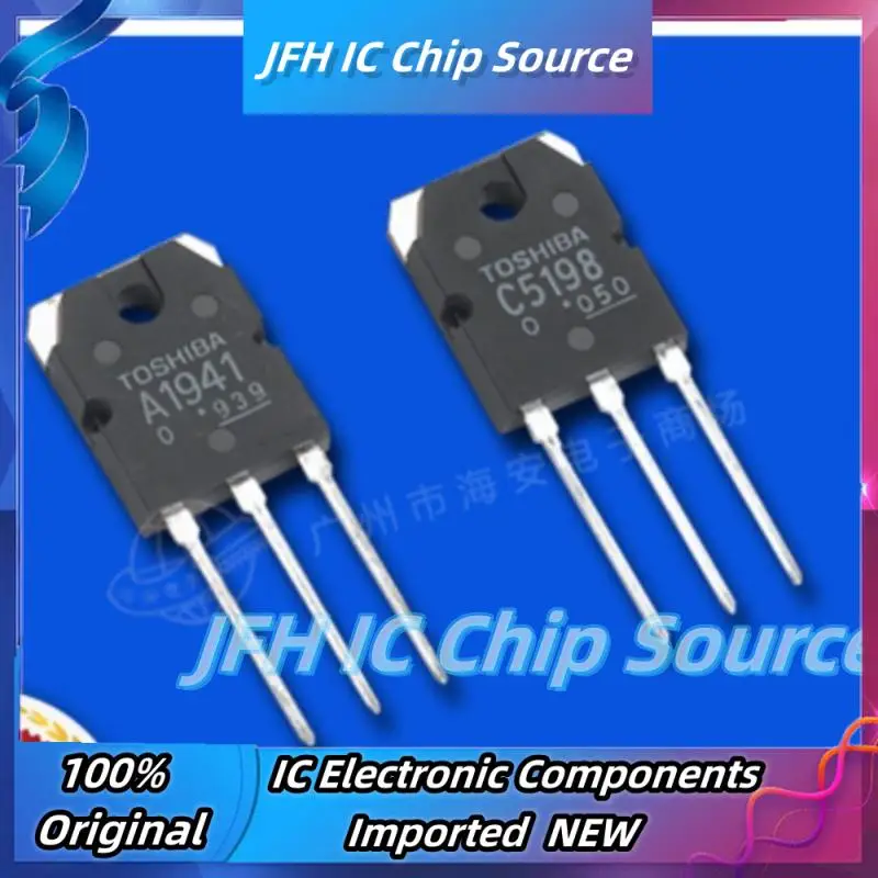 

5pairs-10pairs 2SA1941 2SC5198 A1941 C5198 TO-3P 140V 10A Best Quality