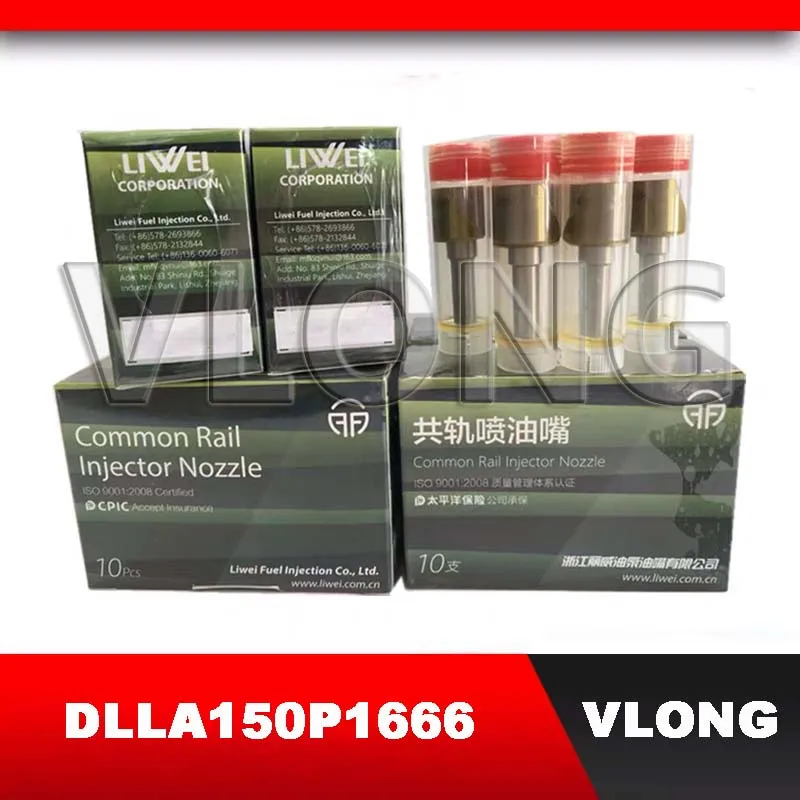 

Liwei Fuel Jet Nozzle For GREATWALL 4cyL28LTC Diesel Inyector Sprayer 0445110293 0445110404 0445110407 DLLA150P1666 0433172022